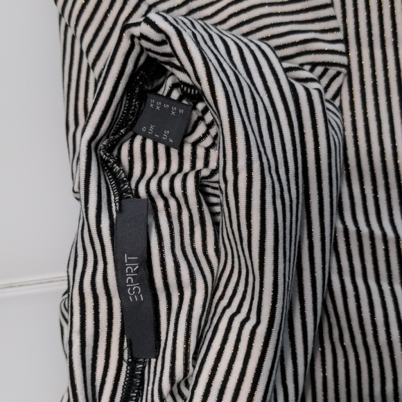 ESPRIT - Roll neck long sleeve strip T-shirt - Picture 2 of 2